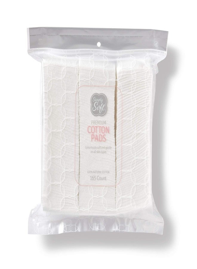 Simply Soft Premium Cotton Pads, 100% Natural and Lint-Free Cotton, Hypoallergenic (330 Count) - Image 2